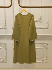 3 Piece - Pure Silk Net Embroidered Suit S111930