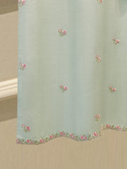 3 Piece- Pure Korean Silk Embroidered Suit S111923