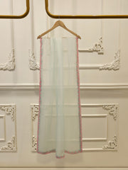 3 Piece- Pure Korean Silk Embroidered Suit S111923