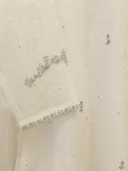 3 Piece - Pure Organza Embroidered Suit S111948