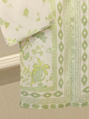 2 Piece- Printed Silk Co-ord Set S111964