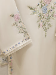 3 Piece - Pure Embroidered Organza Suit S112013