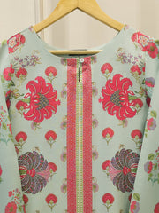 2 Piece- Printed Silk Co-ord Set S112017