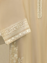 2 Piece - Pure Embroidered Cotton Net Suit S111999