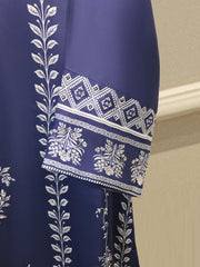 2 Piece- Embroidered Charmeuse Silk Set S111981