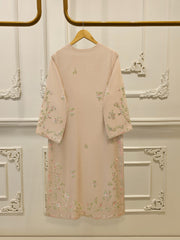 3 Piece- Pure Khadi Silk Embroidered Suit S112026