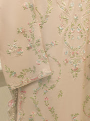 3 Piece- Pure Khadi Silk Embroidered Suit S112026