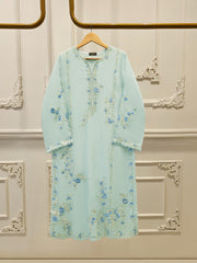 2 Piece - Pure Embroidered Cotton Net Suit S112317