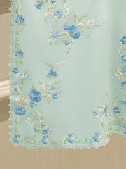 2 Piece - Pure Embroidered Cotton Net Suit S112317
