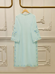 2 Piece - Pure Embroidered Cotton Net Suit S112317