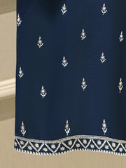 3 Piece - Pure Embroidered Cotton Net Suit S112318