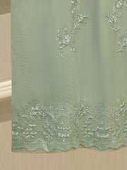2 Piece - Pure Embroidered Cotton Net Suit S112367