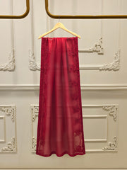 3 Piece - Pure Organza Embroidered Suit S112371