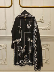 2 Piece - Embroidered Cambric Suit S112248