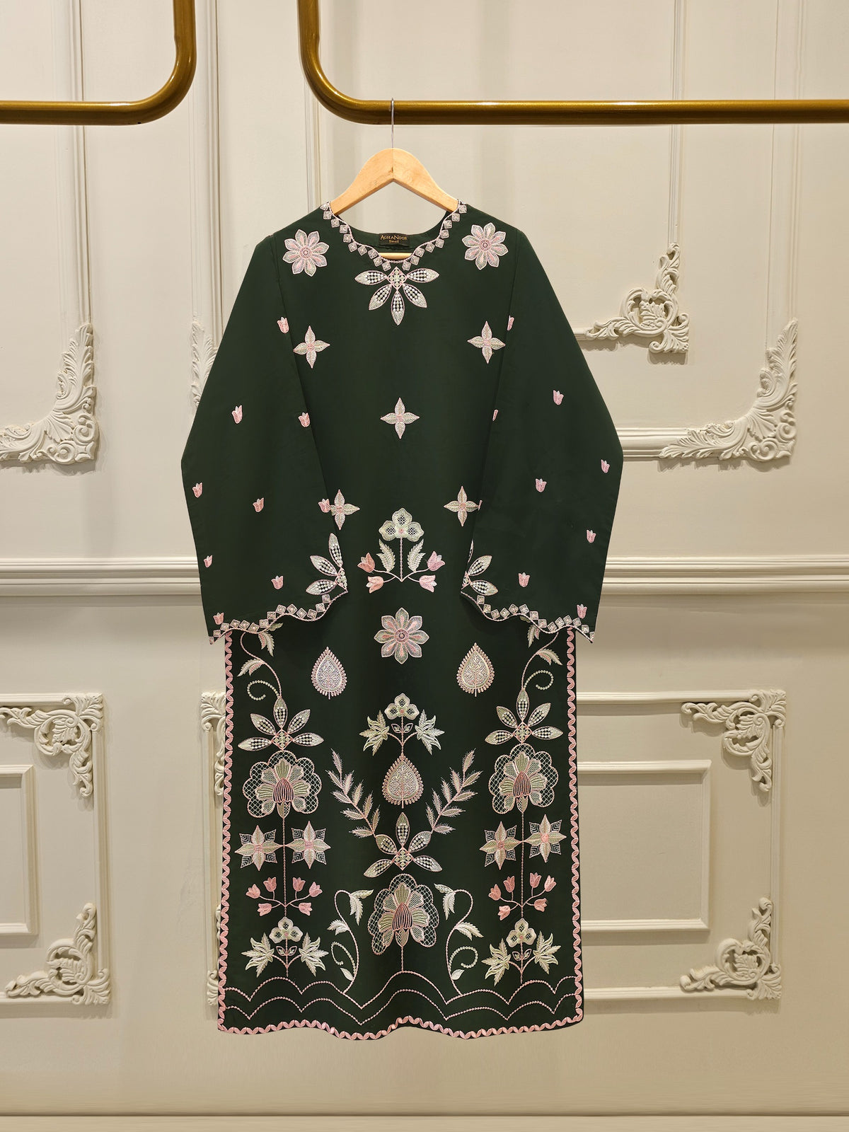 2 Piece - Embroidered Cambric Suit S112381