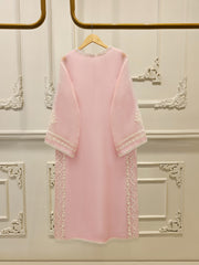 3 Piece - Pure Organza Embroidered Suit S112449