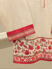 2 Piece - Digital Printed Khaddar Suit S112443