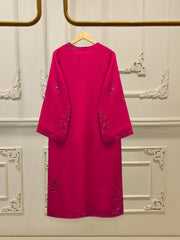 3 Piece - Pure Chiffon Embroidered Suit S112450