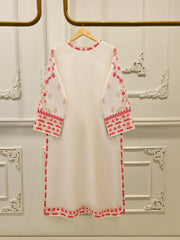 3 Piece - Pure Organza Embroidered Suit S113025