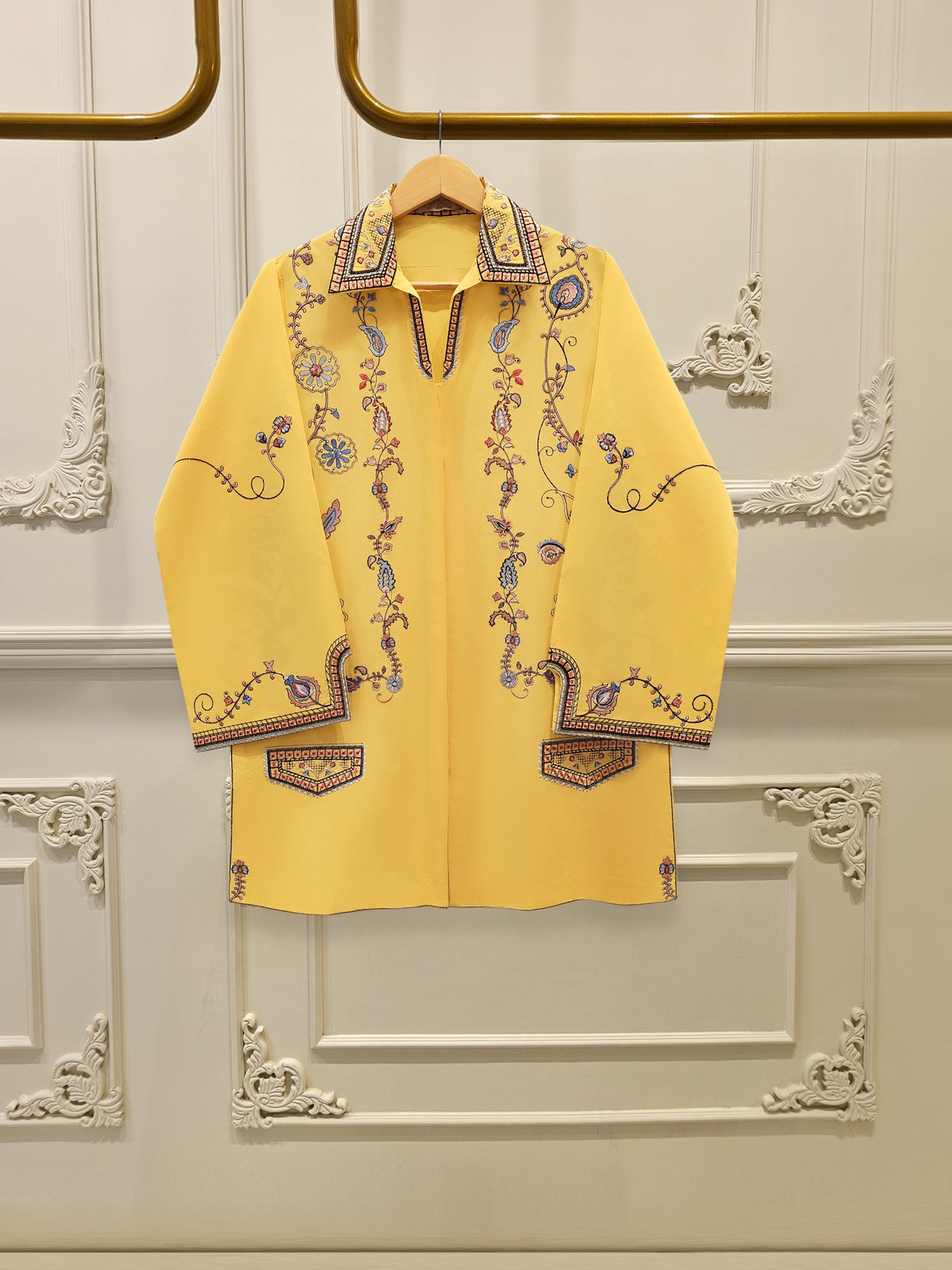 2 Piece - Embroidered Cambric Suit WS00227 Main image