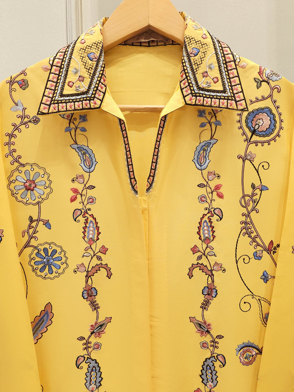 2 Piece - Embroidered Cambric Suit WS00227