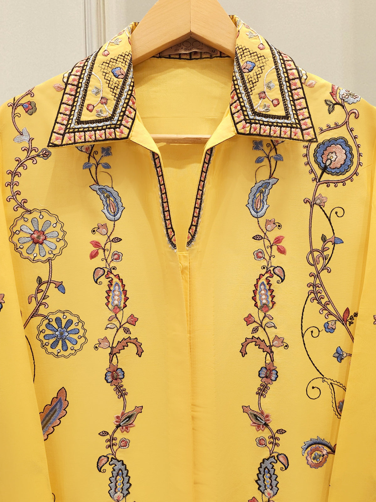 2 Piece - Embroidered Cambric Suit WS00227