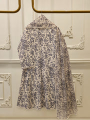 3 Piece - Digital Printed Cambric Suit S113024