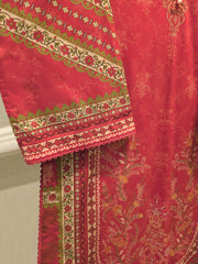 3 Piece - Digital Printed Cambric Suit S113033