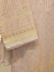 3 Piece - Digital Printed Cambric Suit S113041