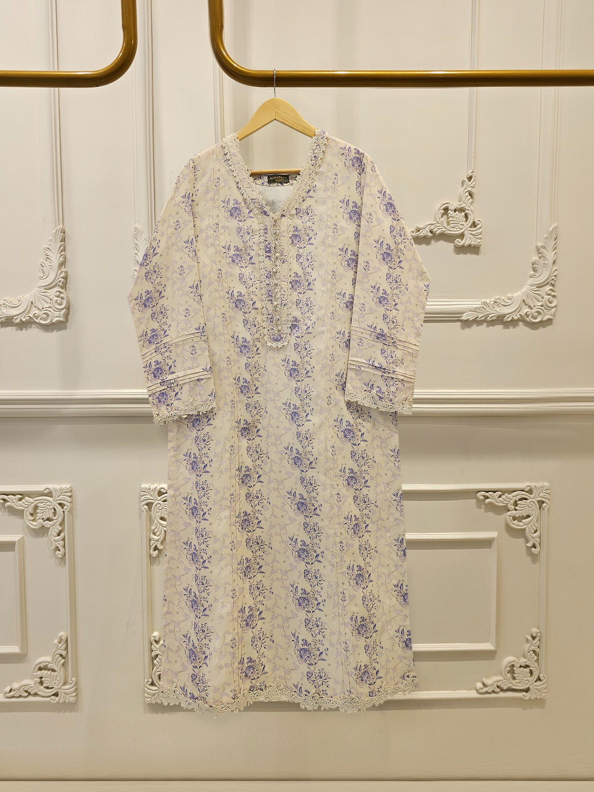 2 Piece - Digital Printed Cambric Suit S113044