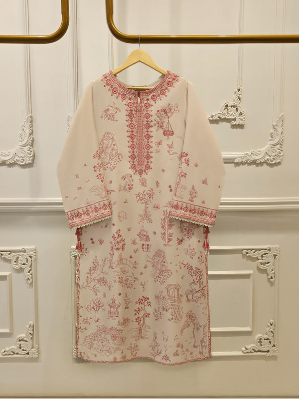 2 Piece - Embroidered Kora Cotton Suit WS00232