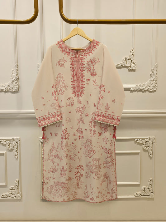 2 Piece - Embroidered Kora Cotton Suit WS00232