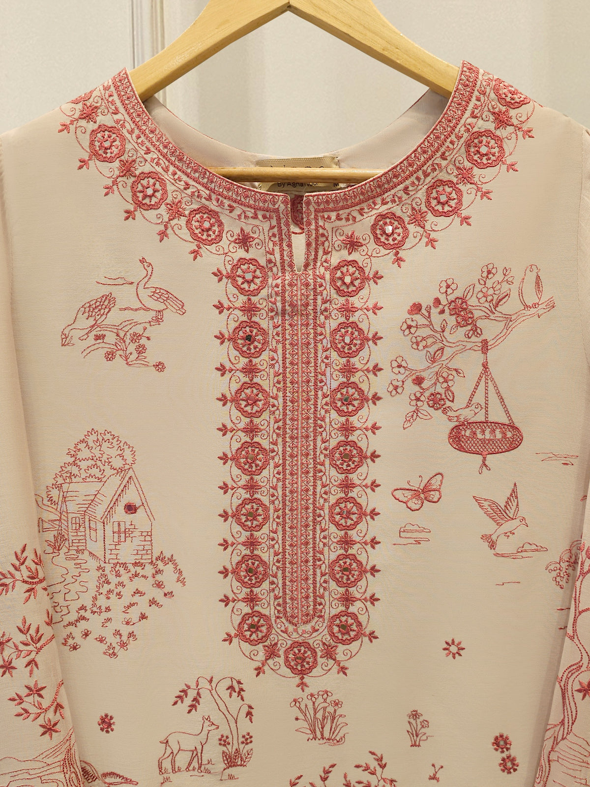 2 Piece - Embroidered Kora Cotton Suit WS00232