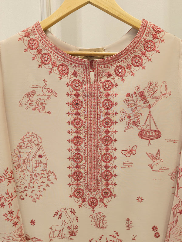 2 Piece - Embroidered Kora Cotton Suit WS00232