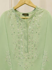 2 Piece - Embroidered Cambric Suit  S113045