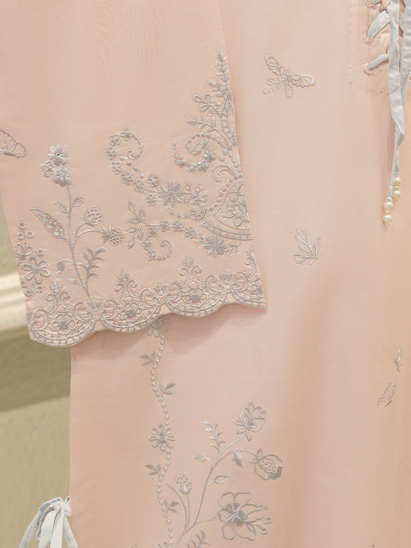 2 Piece - Embroidered Cambric Suit WS00231