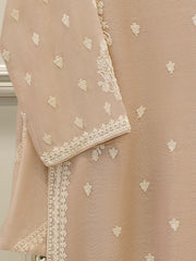 3 Piece - Pure Embroidered Cotton Net Suit S113059