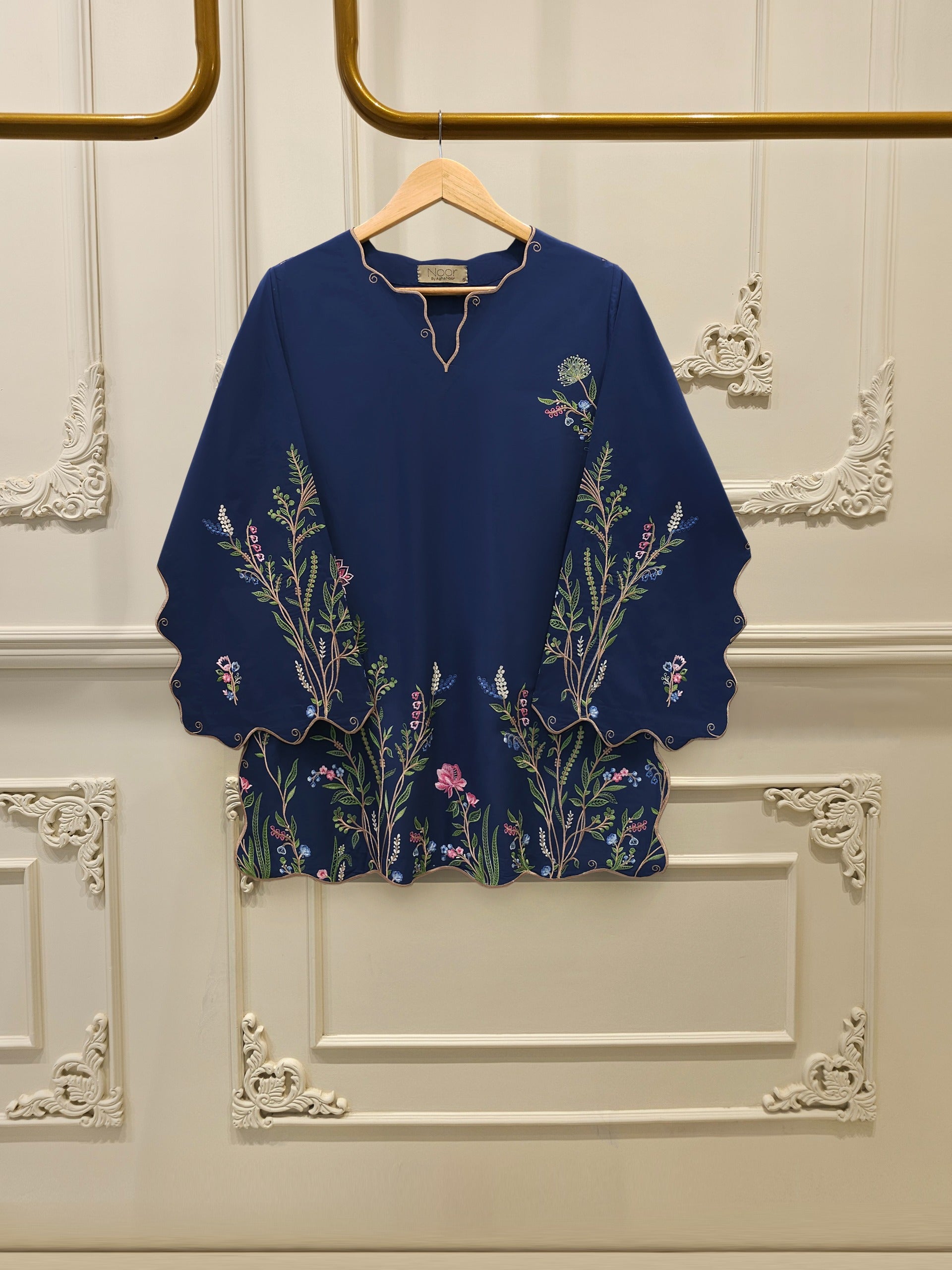 2 Piece - Embroidered Cambric Suit WS00238 Main image