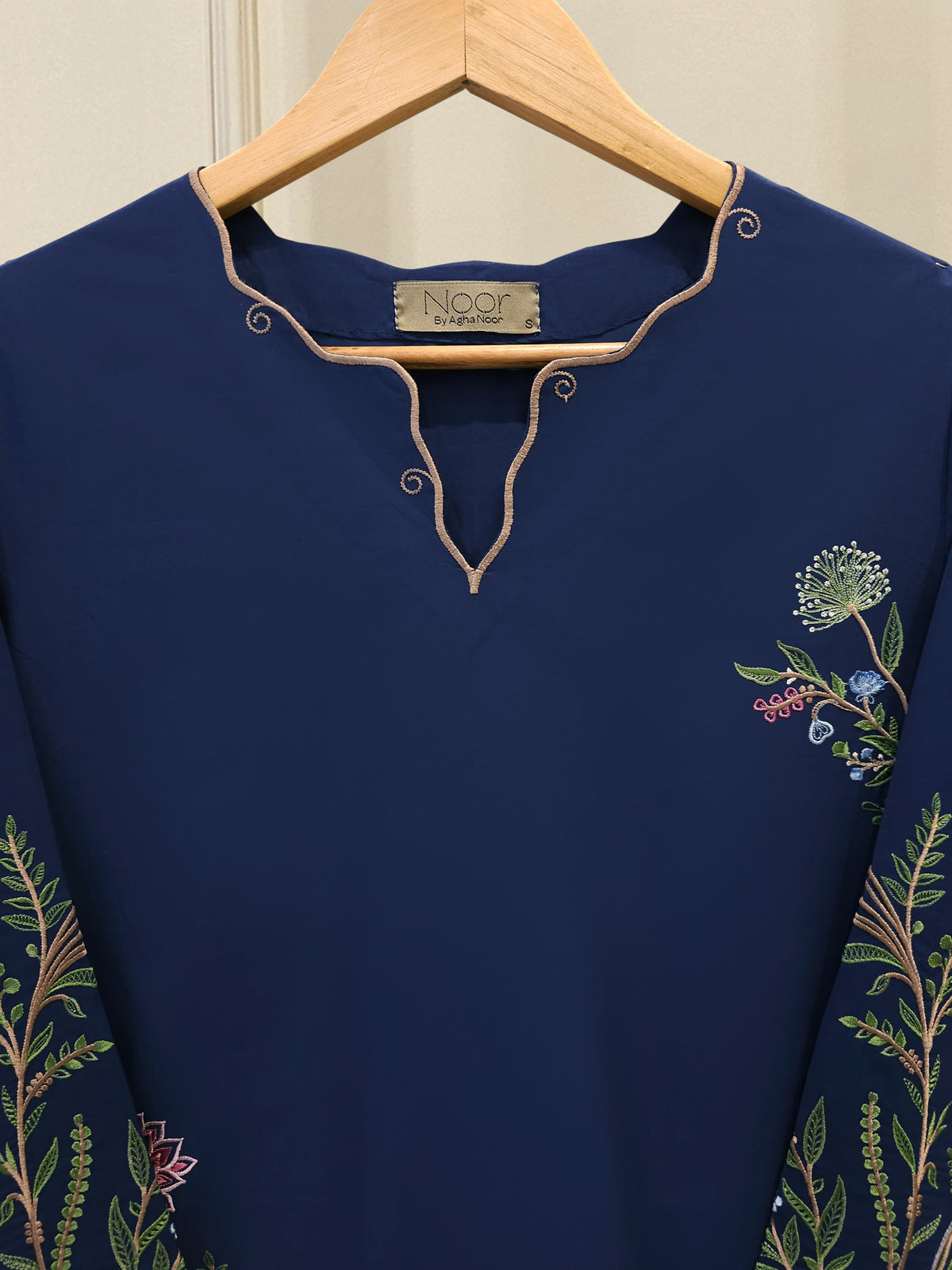 2 Piece - Embroidered Cambric Suit WS00238