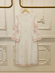 3 Piece - Pure Embroidered Cotton Net Suit S113128