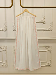 3 Piece - Pure Embroidered Cotton Net Suit S113128