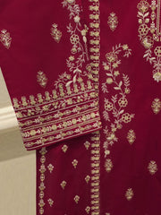 3 Piece - Embroidered Cambric Suit  S113166
