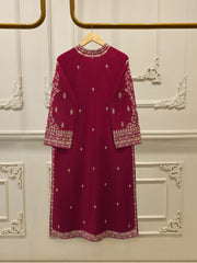 3 Piece - Embroidered Cambric Suit  S113166