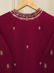 3 Piece - Embroidered Cambric Suit  S113166