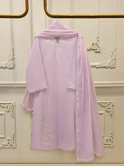 3 Piece - Embroidered Cambric Suit  S113163