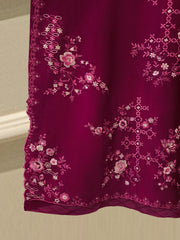 Pure Embroidered Sheesha Silk Shirt S113161