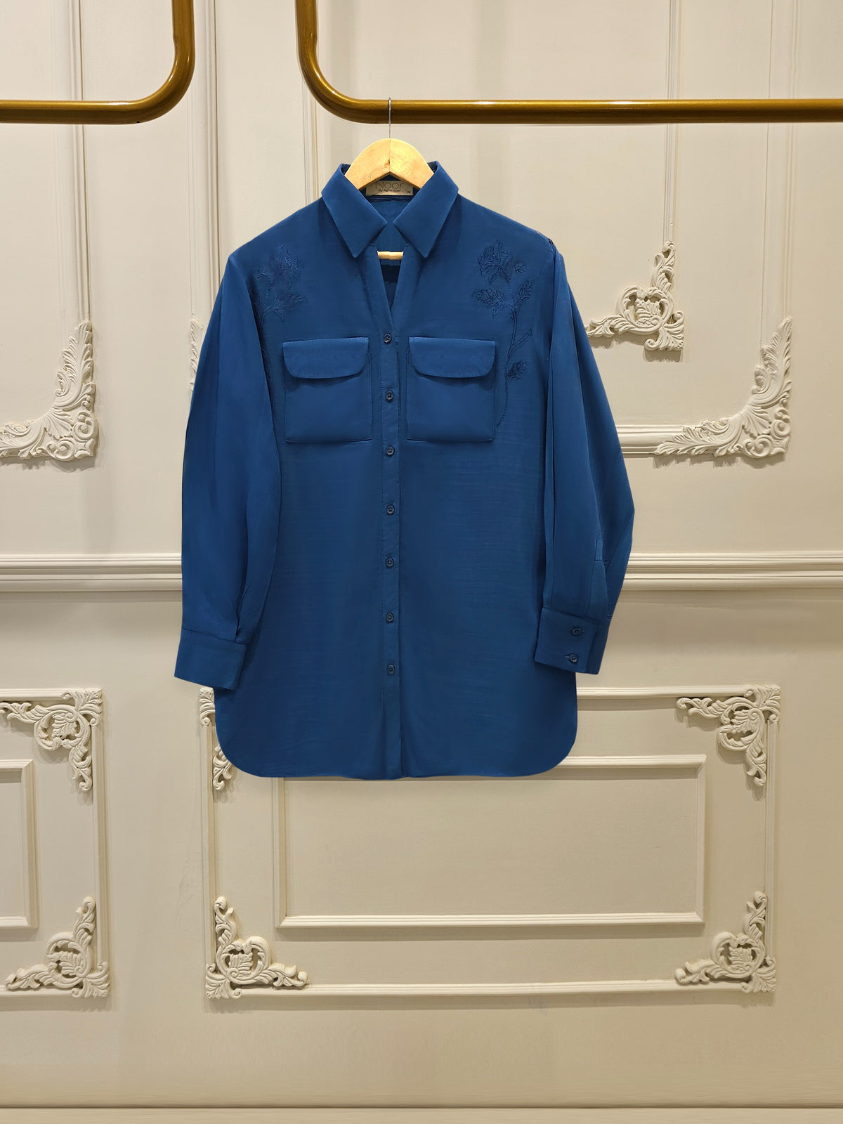 Embroidered Linen Shirt WS00240 Main image