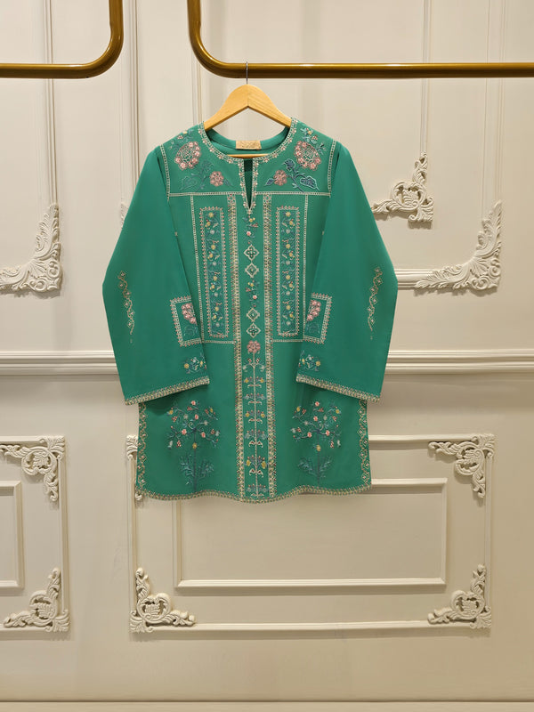 2 Piece - Embroidered Cambric Suit WS00250