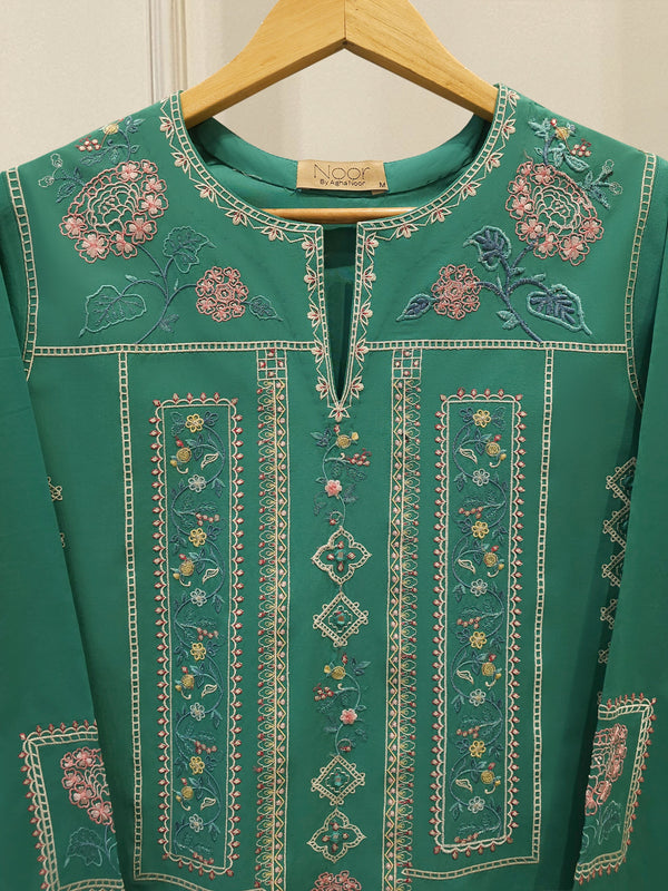 2 Piece - Embroidered Cambric Suit WS00250