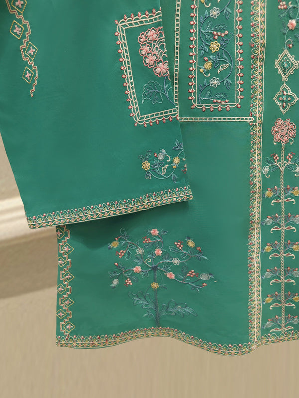 2 Piece - Embroidered Cambric Suit WS00250